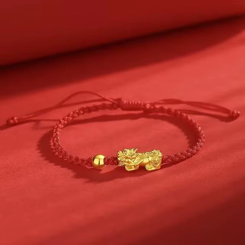 Gold Pi Xiu Wealth Bracelet GOODSPHORIA.COM