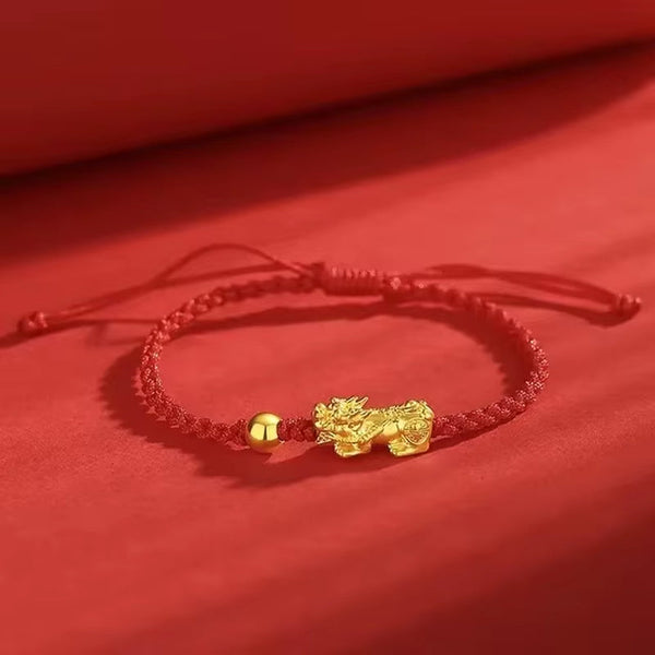 Gold Pi Xiu Wealth Bracelet GOODSPHORIA.COM