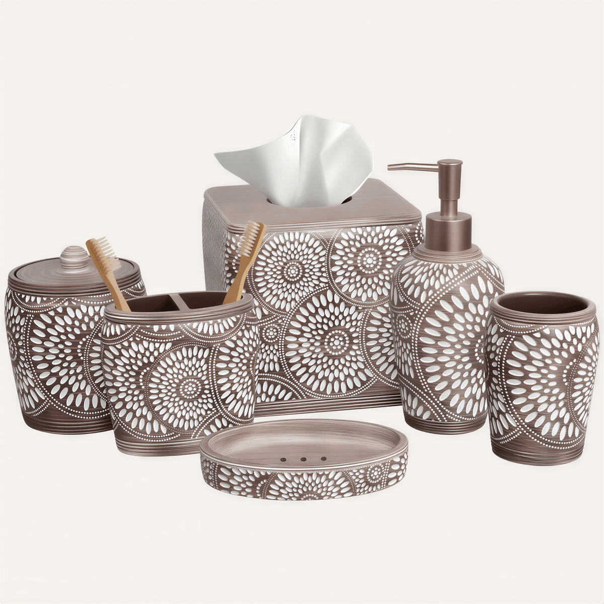 Bathroom Set – Ciccone, 6 Piece
