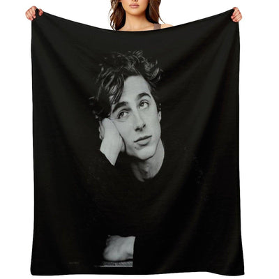 Timothee Chalamet Design Throw Blanket