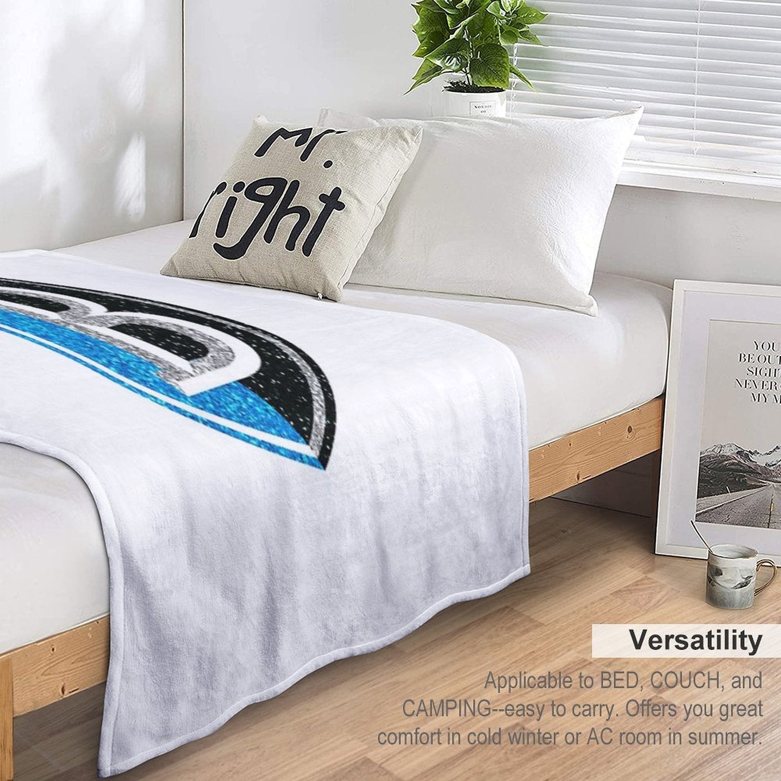 Bentley University Shrink-resistant Throw Blanket