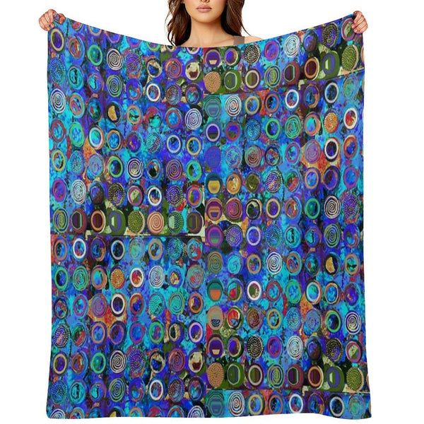 Sirkel 1  Fun With Circles And Dots Machine-washable Throw Blanket