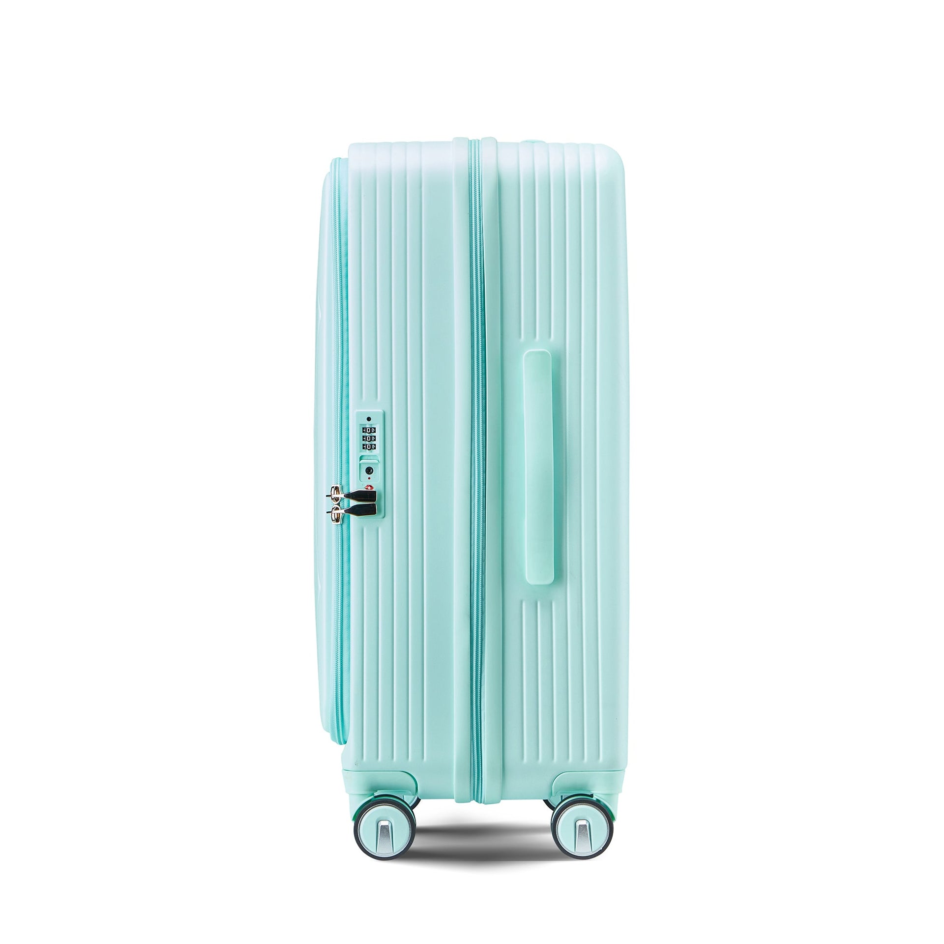 Luggage Sets 3 Piece(20/24/28), Expandable Carry On Luggage with TSA Lock Airline Approved, 100% PC Hard Shell and Lightweight Suitcase with Front Pocket and Spinner Wheels