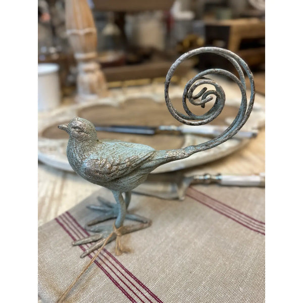 Cast Iron Bird Napkin Holder