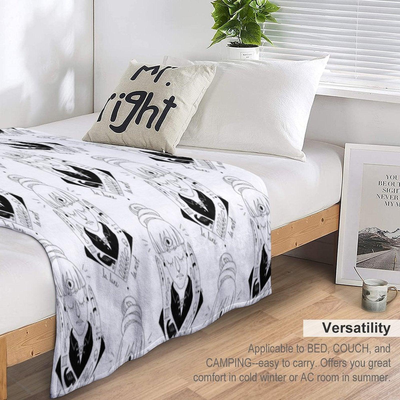 Moon  Death Throw Blanket