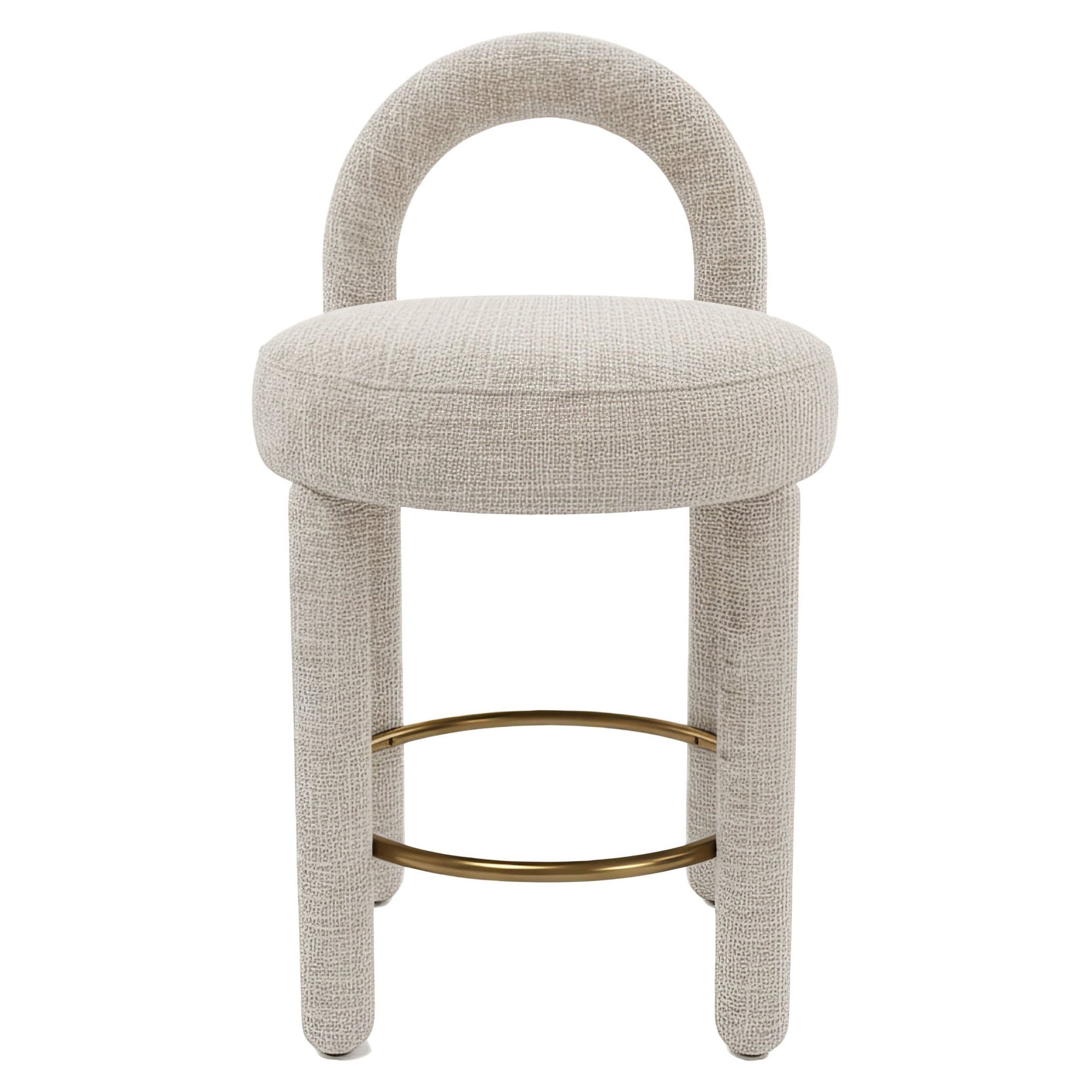 Curco Counter Stool (Set of 2) Gray