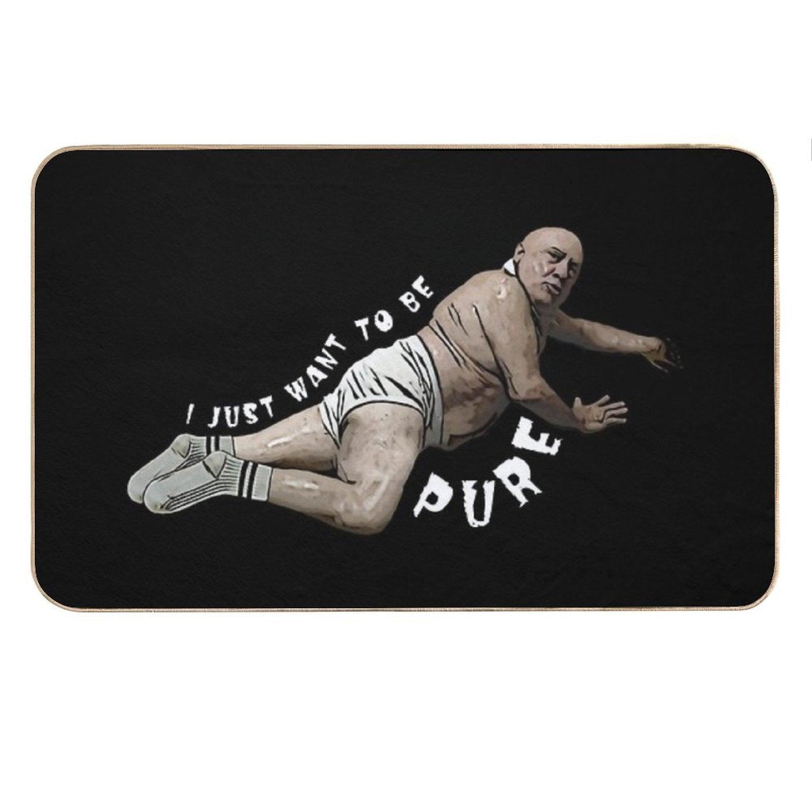 I Just Want To Be Pure Bath Mat