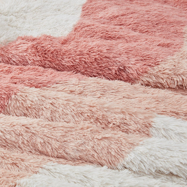Cassie Ombre Shaggy Faux Fur Comforter Set - Gifts for You 'n Me