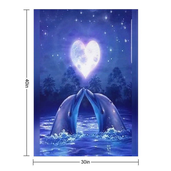 Dolphin Lightweight Throw Blanket