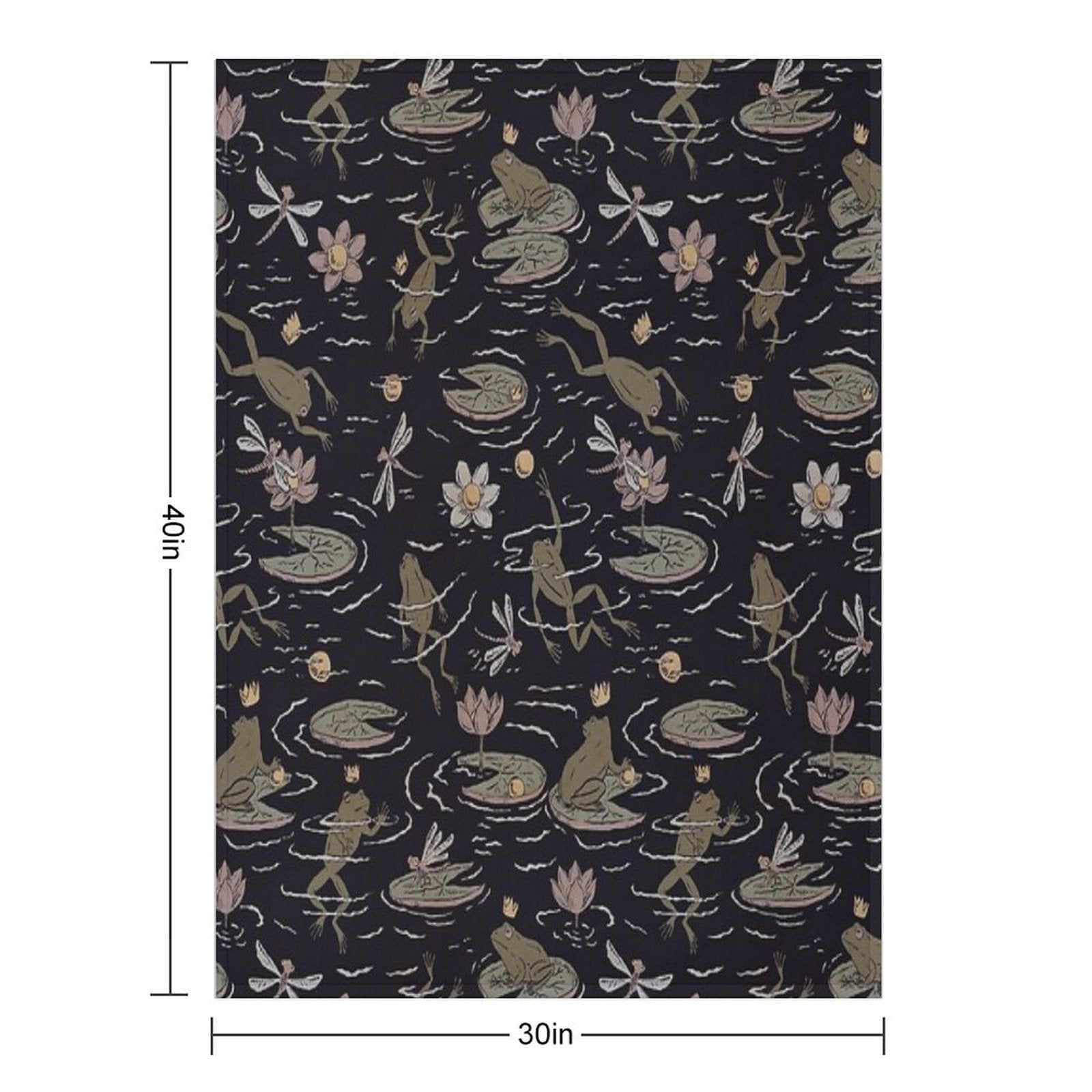 The Frog Prince Anti-pilling Throw Blanket