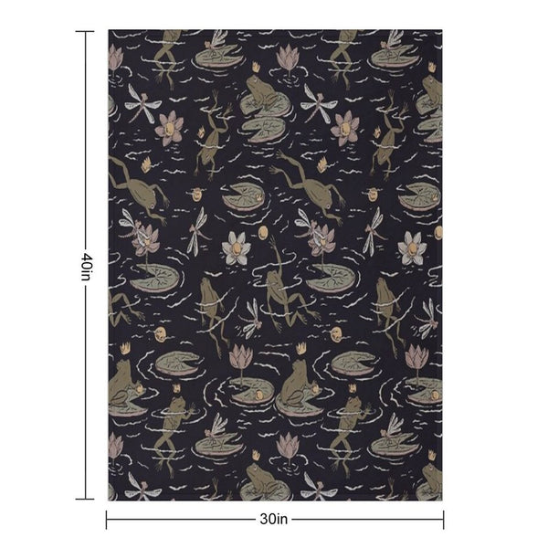 The Frog Prince Anti-pilling Throw Blanket