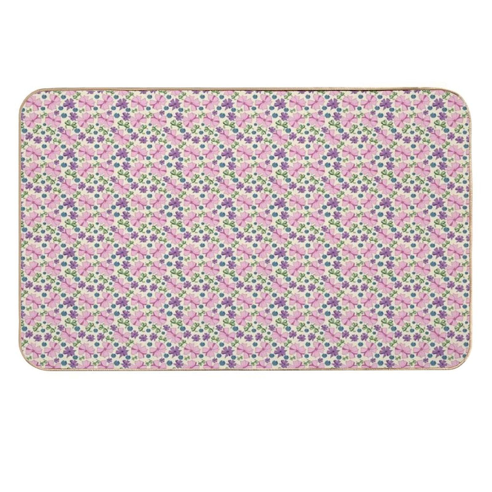 Ribbons & Bows Galore  Repositionable Bath Mat