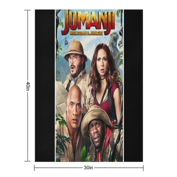 Jumanji Easy Care Throw Blanket