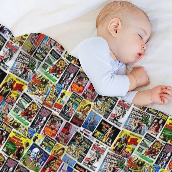 Horror Movies Wrinkle-free Throw Blanket