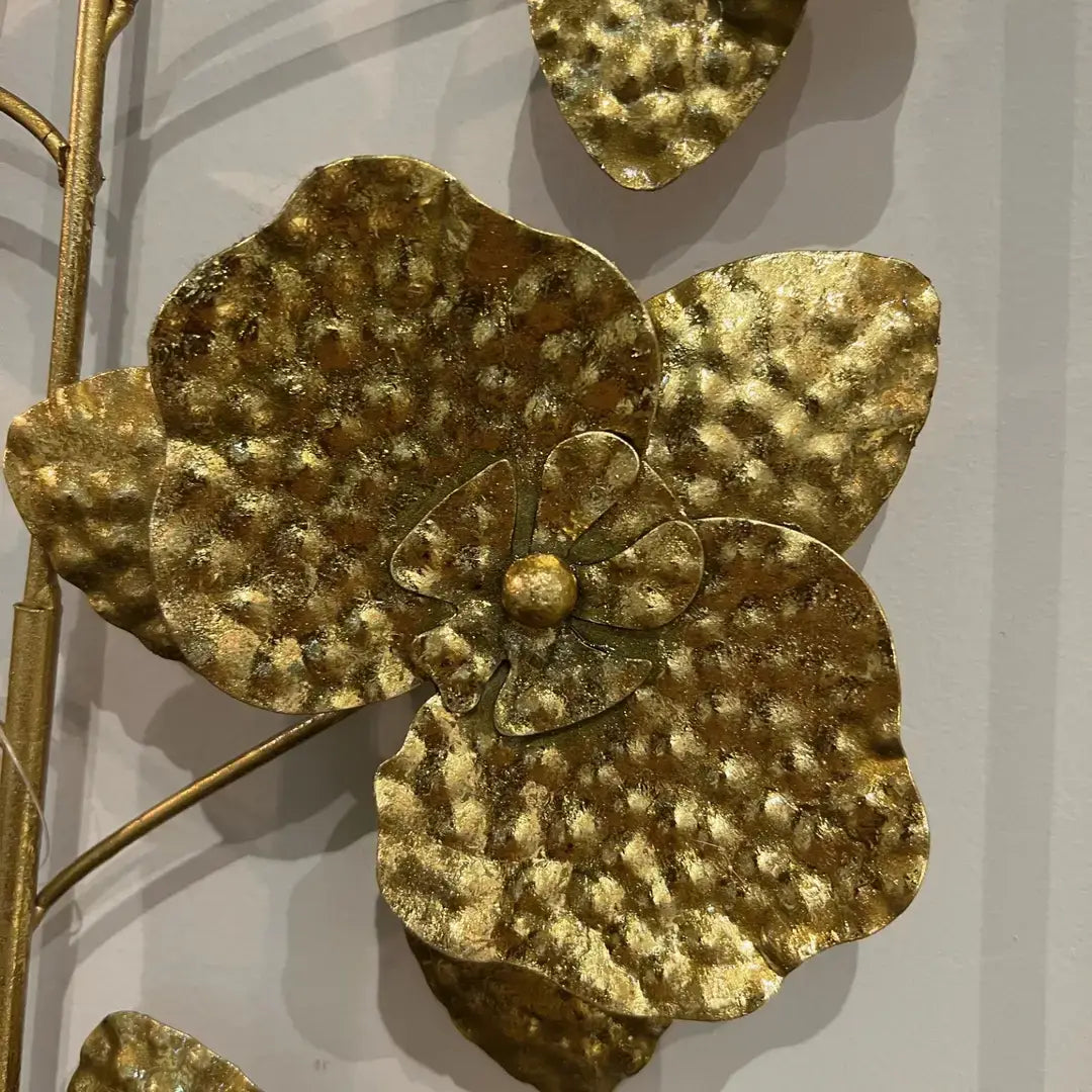 METAL FLOWER WALL DECOR