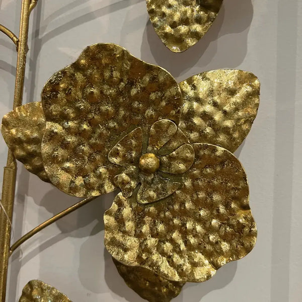 METAL FLOWER WALL DECOR