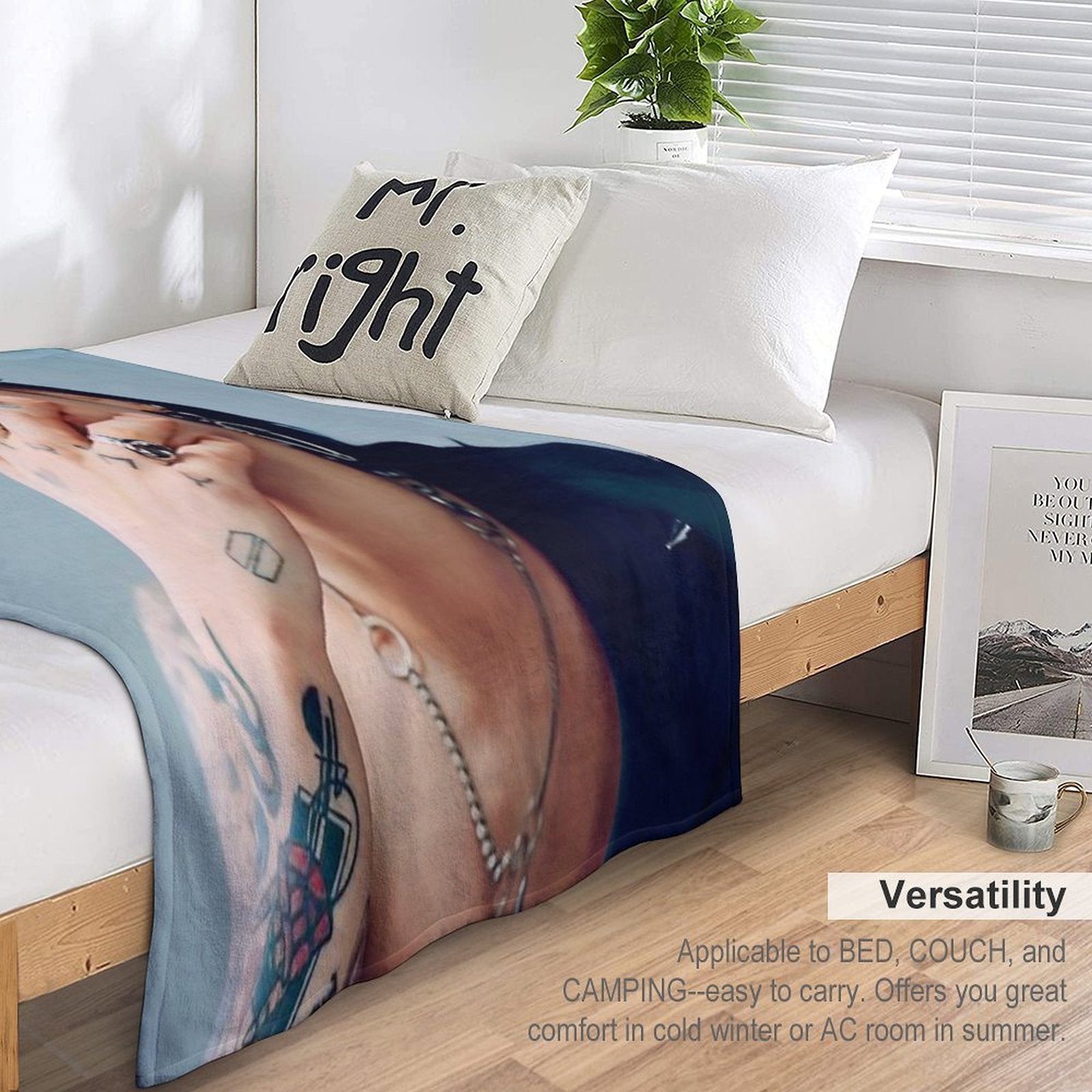 Jungkook Seven Velvety-soft Throw Blanket