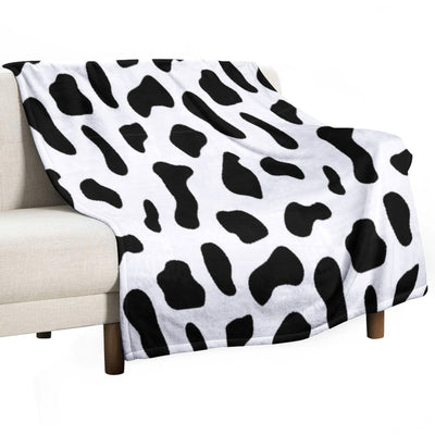 Cow Print Gift-ready Throw Blanket