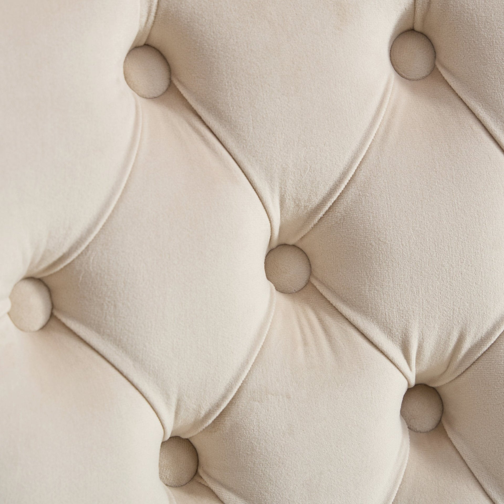 Mid-Century Modern Tufted Velvet Dining Chairs with Lion Head Pull Ring and Nailhead Trim