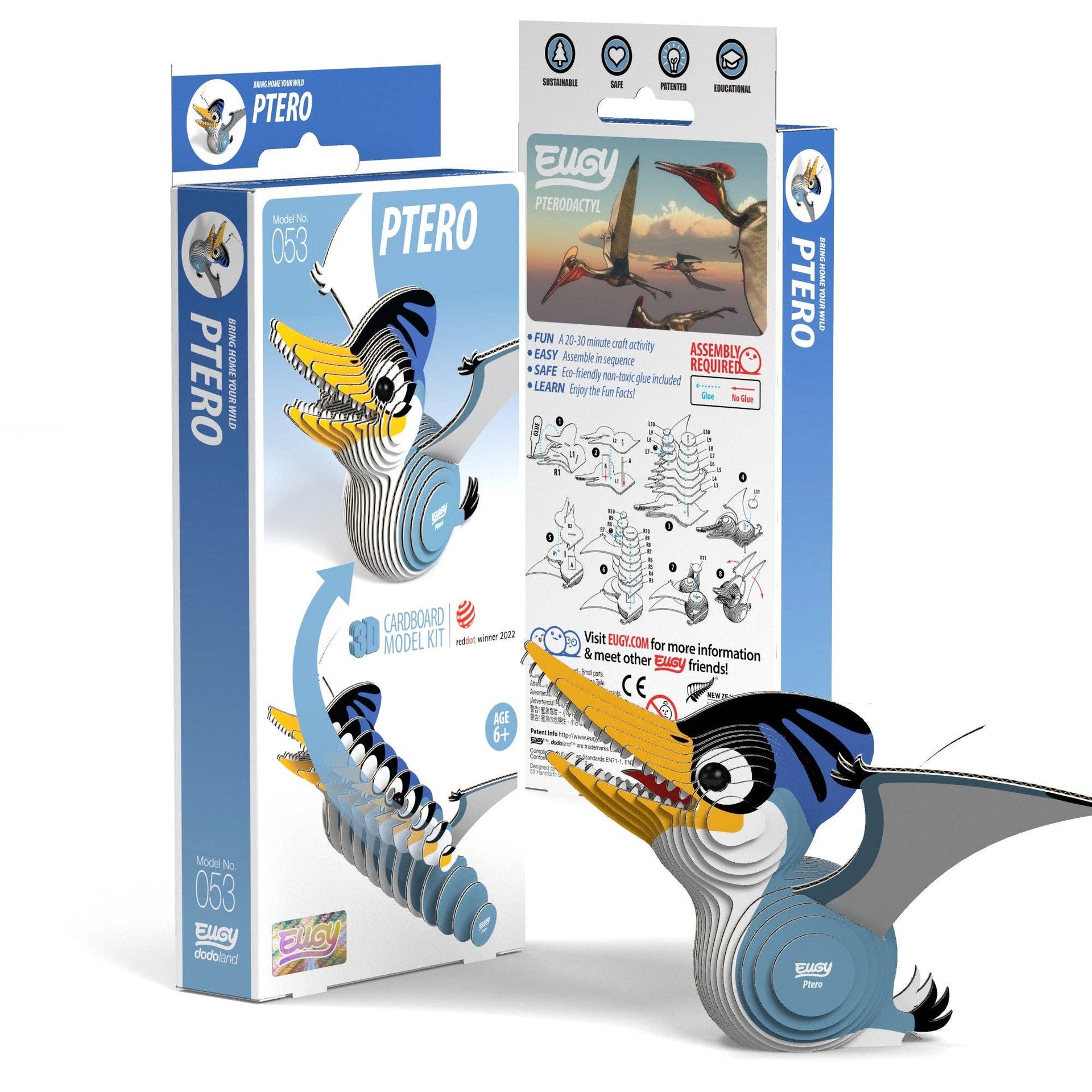 EUGY Ptero 3D Puzzle