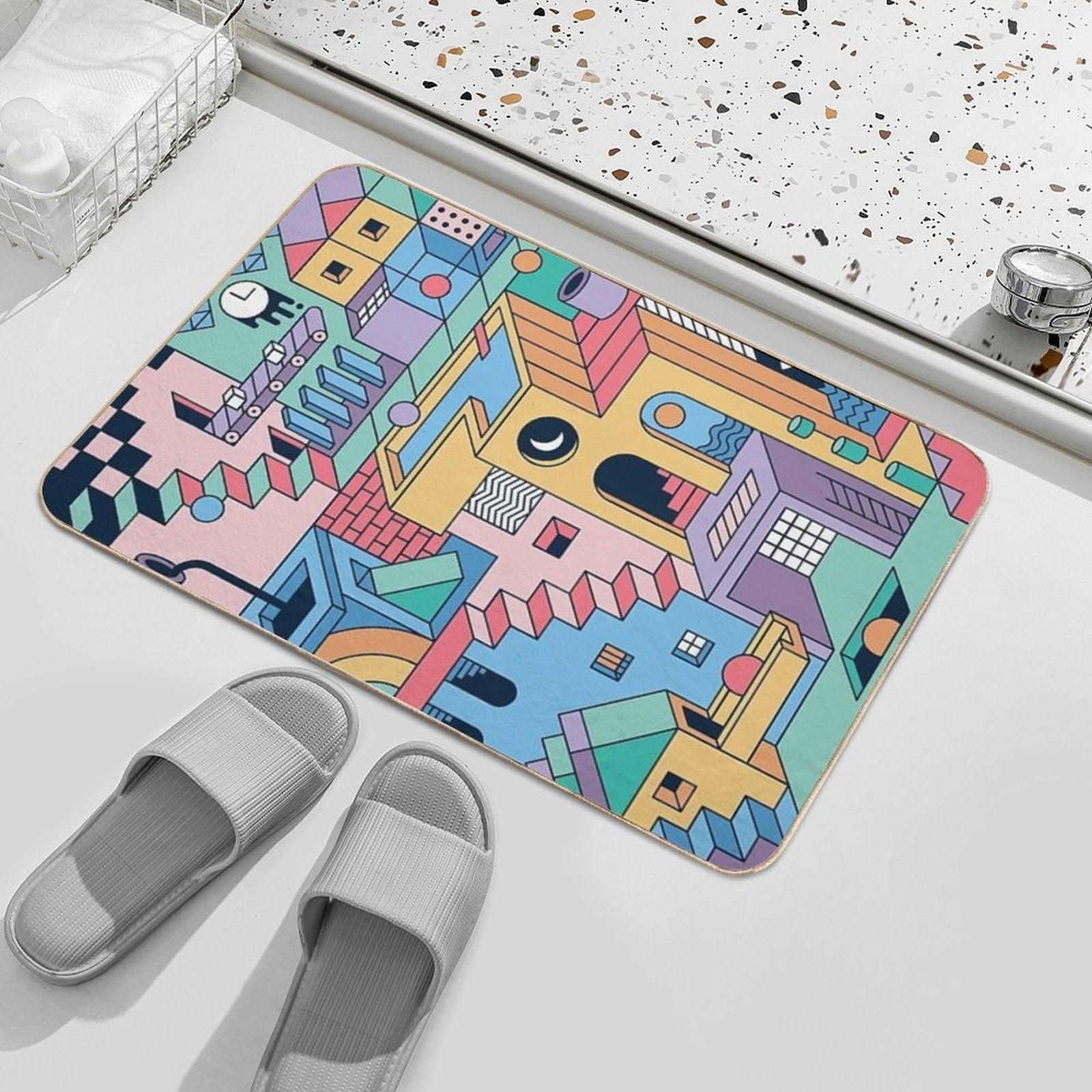 80's Escher Bath Mat