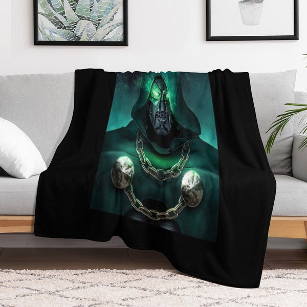 Doctor Doom Shrink-resistant Throw Blanket