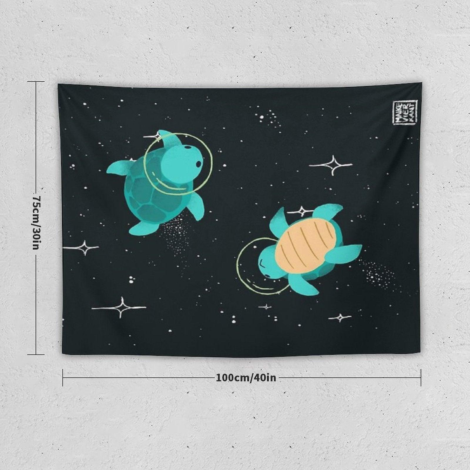 Space Turtles Tapestry