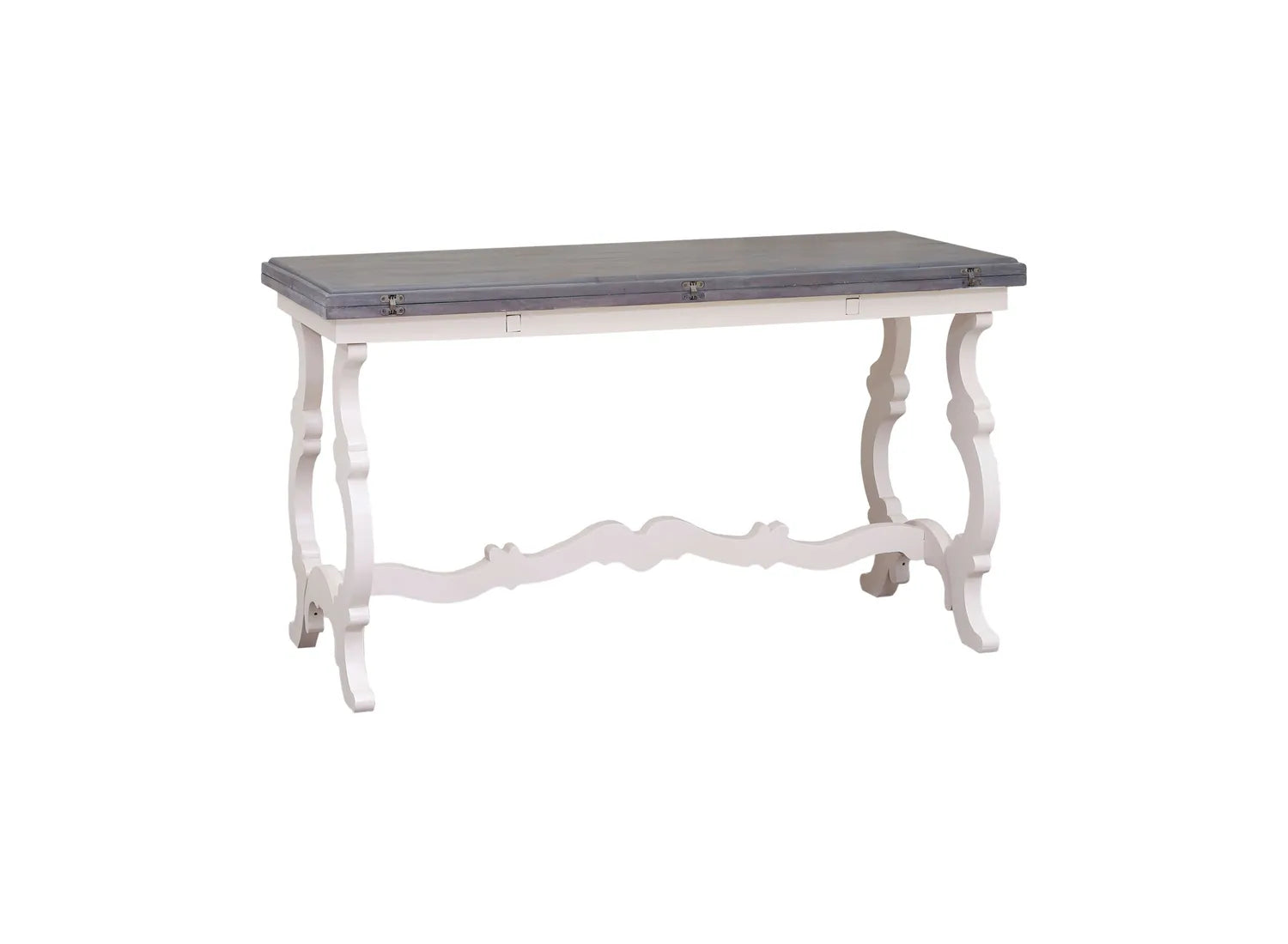 Volume Console Table - Antique White