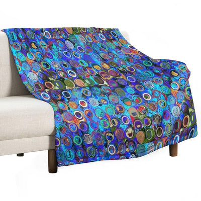 Sirkel 1  Fun With Circles And Dots Machine-washable Throw Blanket