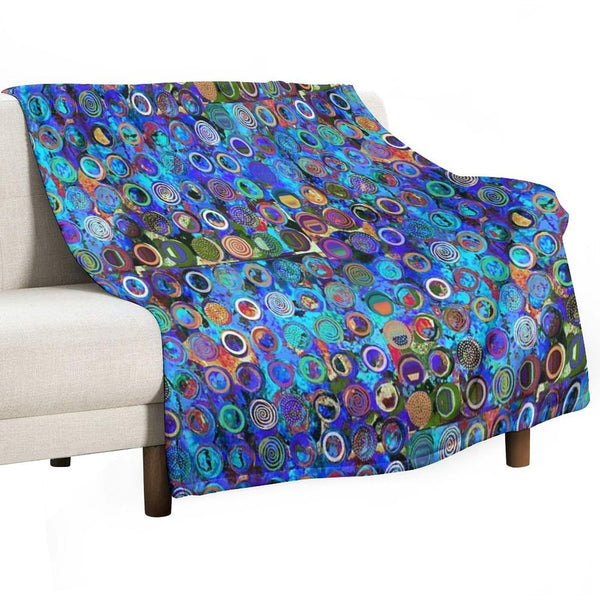 Sirkel 1  Fun With Circles And Dots Machine-washable Throw Blanket