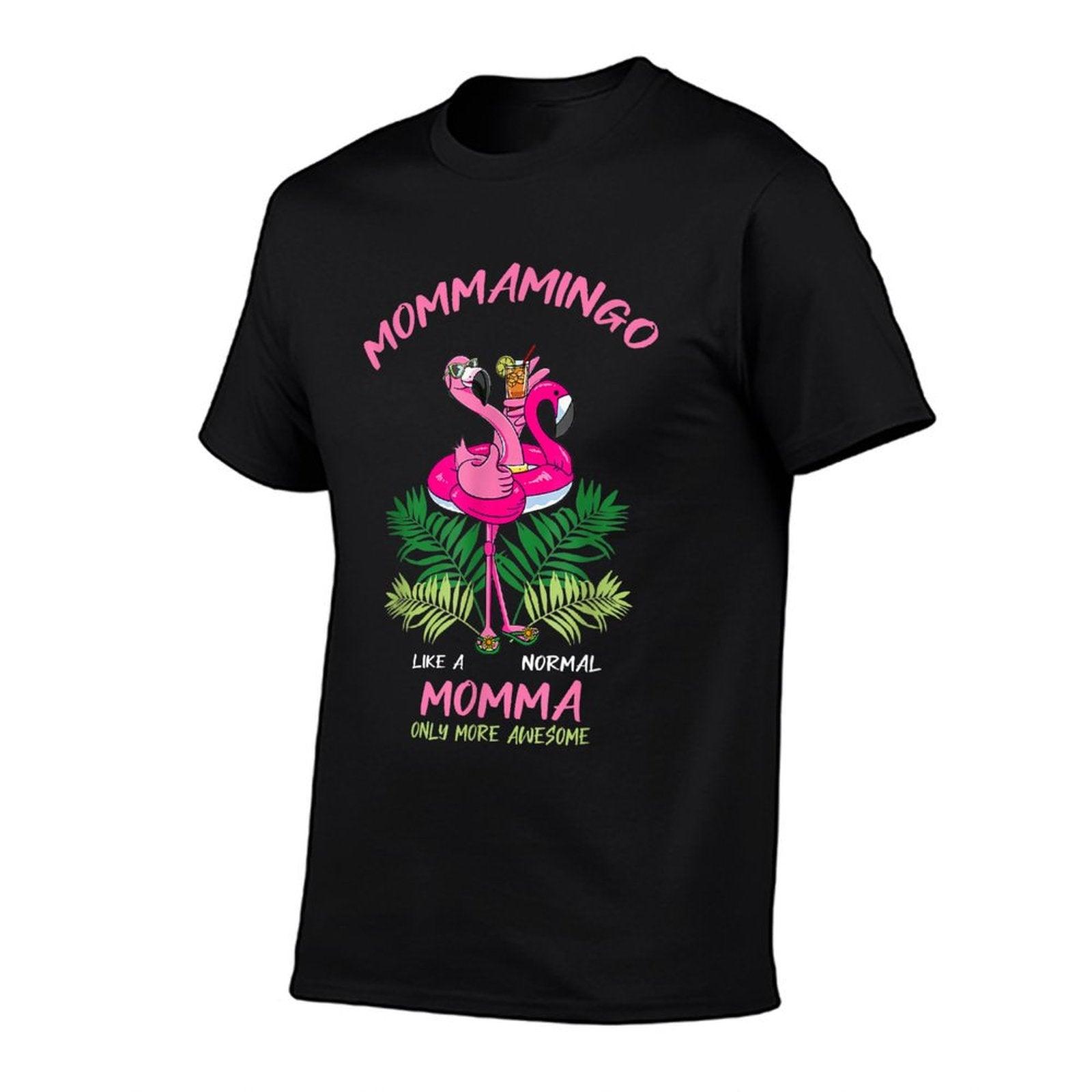 Mommamingo Momma Flamingo Lover Mother Mom Mother's Day T-Shirt