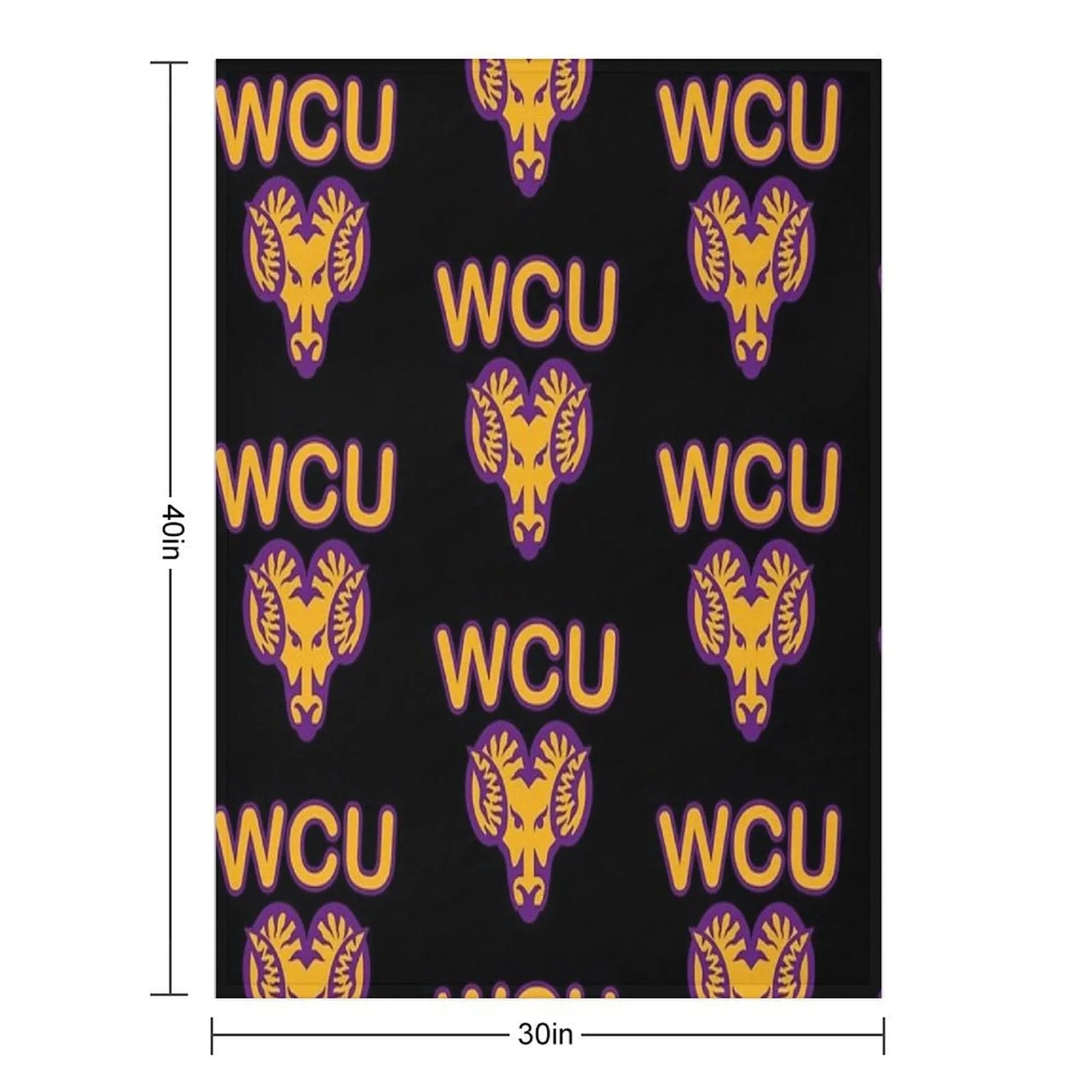 West Chester University Throw Blanket