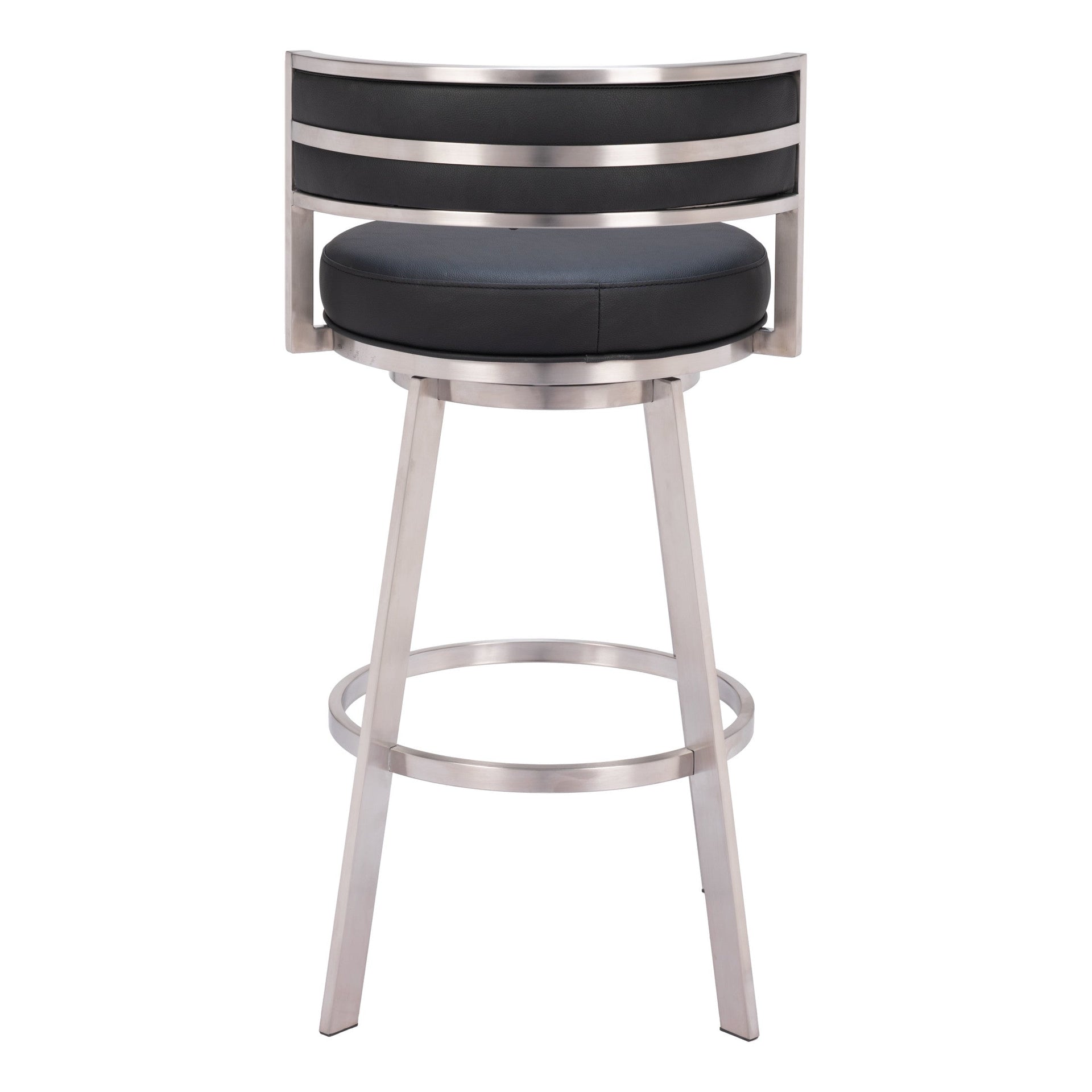 Gimsby Swivel Barstool Black