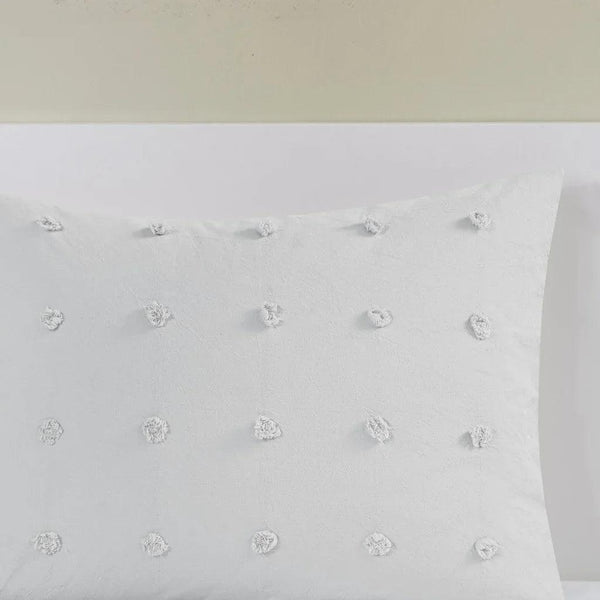 Brooklyn Cotton Jacquard Comforter Set with Euro Shams and Throw Pillows - Gifts for You 'n Me