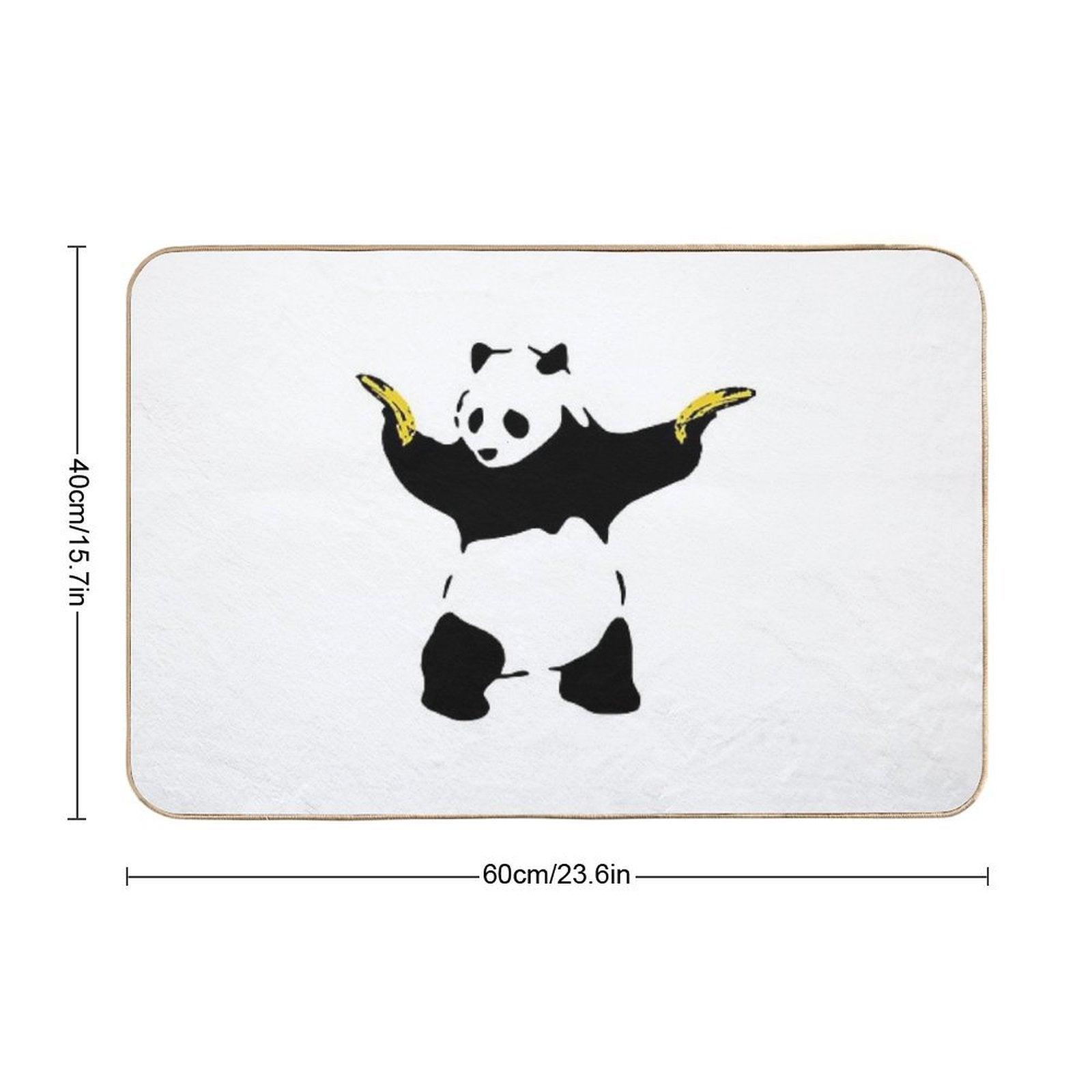 Bad Panda Stencil Bath Mat