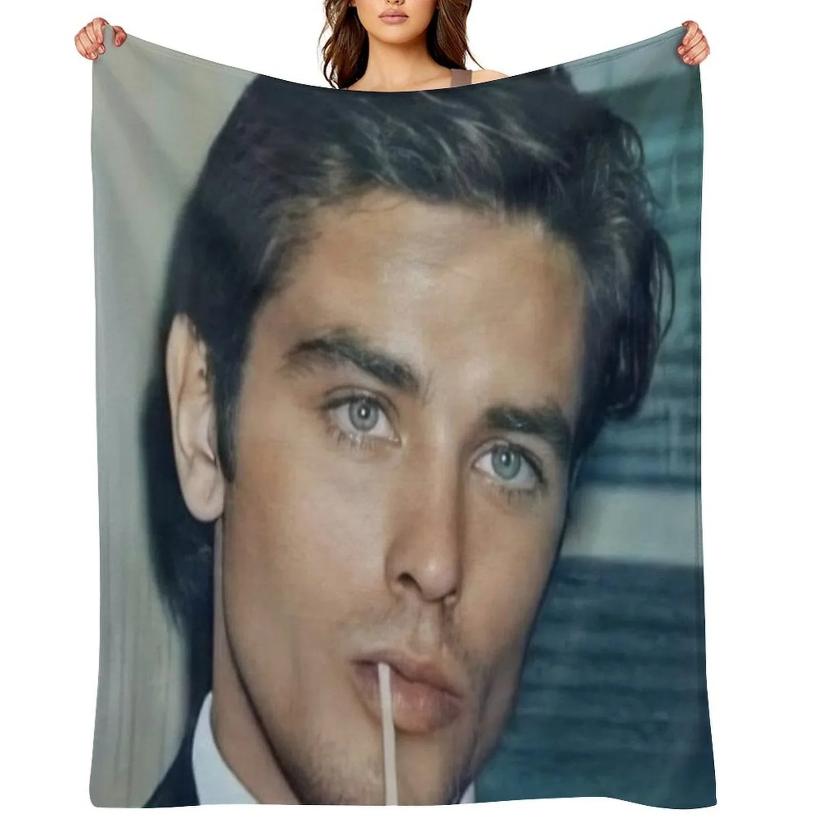 Alain Delon Throw Blanket