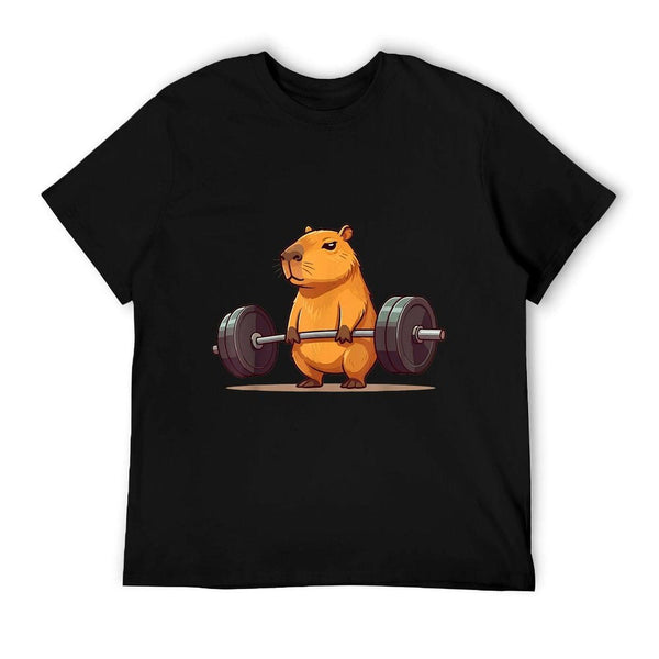Deadlift Capybara Funny Fitness Capy Lover Men Women Kids T-Shirt