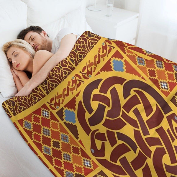 Imagining Sutton Hoo Rædwald Throw Blanket