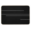Hush Hush A Black And White Design Bath Mat