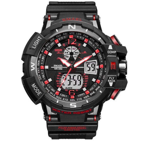 Modern Sport Watch For Men and Woman With LED Digital Quartz Display Men's Top Brand Luxury Digital-watch Relogio Masculino In Army Military Popular Design Waterproof 50M