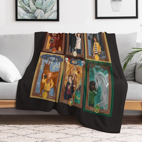 Skandar Character Portraits Versatility Throw Blanket