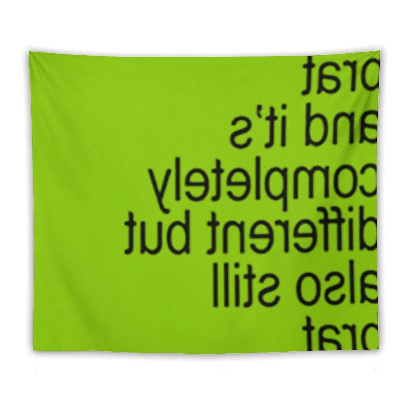 Brat And It’s Completely Different But Also Still Brat Tapestry