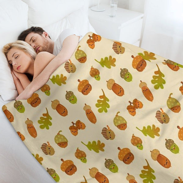 Acorns Gift-ready Throw Blanket