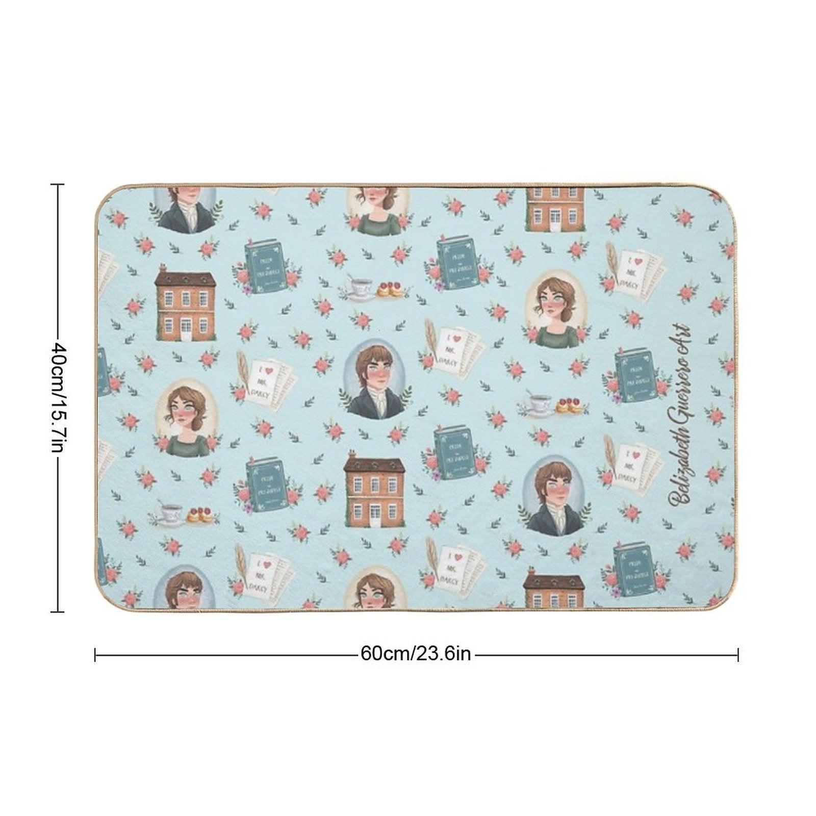 Pride And Prejudice - Jane Austen Inspiration Bath Mat