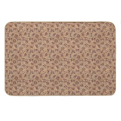 Cattle Brands Bath Mat