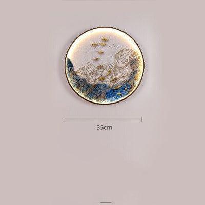 Fashionable Chinese Mural Porch Corridor Lamp