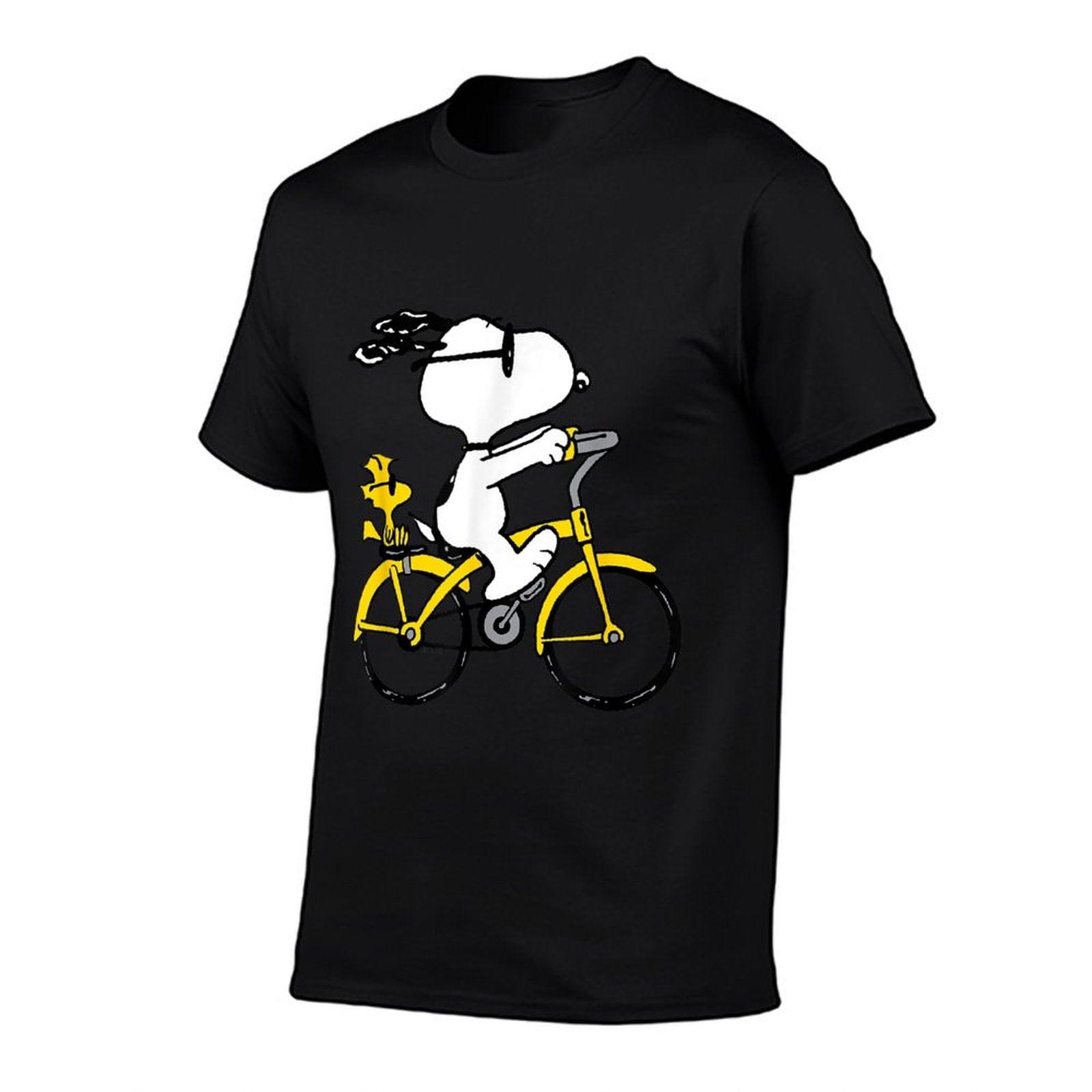 Snoopy & Woodstock Riding Bike T-Shirt