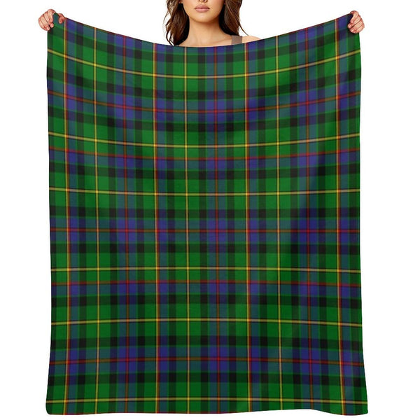 Clan Tait Tartan Velvety-soft Throw Blanket