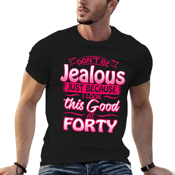 40th Birthday Gift Women 1978 Funny Bday Party Style  Trendy Pattern T-Shirt
