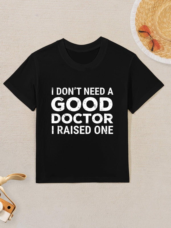 Doctor Parent Dad Mom Med School Graduation Kids T-Shirt